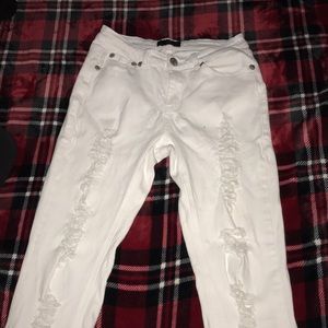 White jeans